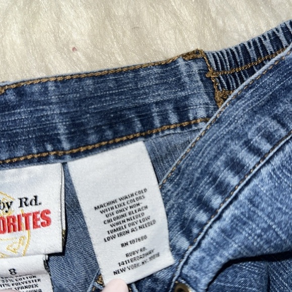 Ruby Rd. Blue cropped Jeans size 8 - Picture 5 of 7